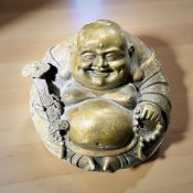 A Chinese hollow cast bronze figure of Buddha,