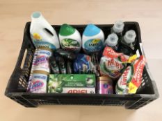 A quantity of new household cleaning products,