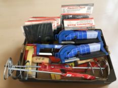 New tile cutters, paint mixers,