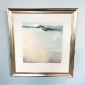 After Wendy McBride : Blue Vista II, limited edition colour print,