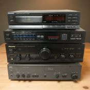 An NAD stereo amplifier 3130,