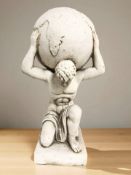 A plaster figure of Atlas,