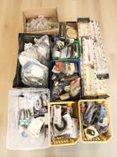 New homewares including electrical supplies, two tier shelving systems,