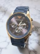 An Emporio Armani gent's wristwatch