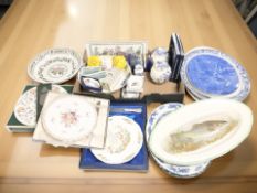 Ceramics including Wade jars, Portmeirion items,