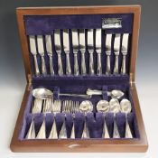 A canteen of Osborne EPNS cutlery