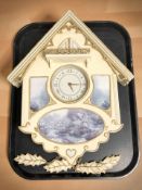 A Bradford Editions Thomas Kinkade cuckoo clock