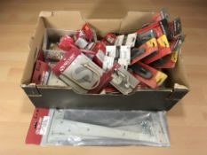 New door furniture including heavy duty hinges, curtain holdbacks,