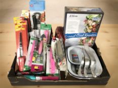 New kitchen wares, enamel dishes, utensils,