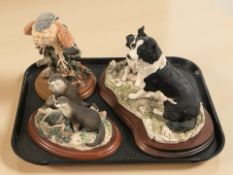 A Border Fine Arts figure group of two Collies number L150 The Understudy by M Turner,