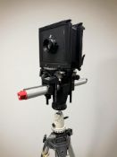 A Swiss Sinar 4x5 large format camera, with Sinaron S 72° 1:5.