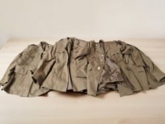 A group of British Army No.2 all ranks dress tunics.