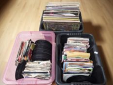 Vinyl LP records and 7