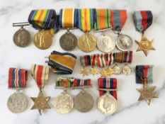 A WWI pair comprising British War Medal and Victory Medal, named to S4-143928 Pte. F. Gill A.S.C.