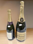 A Magnum bottle of Charlemagne Premium Demisec, and a further bottle of French Demisec, 75 cl.
