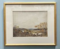 Circle of Sir William Russell Flint RA PRWS (British, 1880-1969) Weardale, 1943, watercolour,