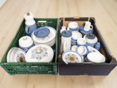 A collection of West German pottery tea and dinner wares.