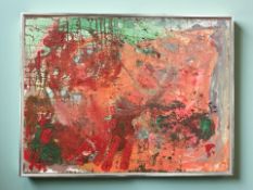 Danish School : Abstract study, oil on canvas, 80 cm x 60 cm.