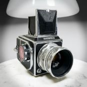 A Zenith-80 medium format film camera, with Industar-29 2,8 / 80 lens.