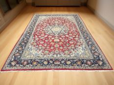 A Kashan carpet, Central Iran,