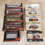 Five Exclusive First Editions buses, together with four Corgi and Corgi Classics buses, No.
