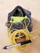 ** Lot withdrawn ** A hold-all containing pair of work boots size 11, hi-vis jacket,