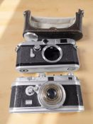 A Canon rangefinder camera body, numbered 538114,