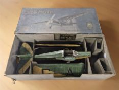 A Frog De Havilland 80A (Pussmoth) three seat cabin mono plane scale model, in original box.
