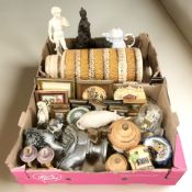 Assorted ceramics including West German pottery stick pot, cottage ware tea set,