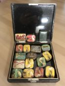 Several tins of HMV and other gramophone needles.