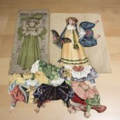 A Dean & Son Limited, London. dolly's wardrobe child's collage set.