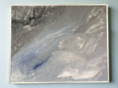Contemporary School : Abstract clouds, oil on board, 49 cm x 39 cm.