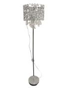 A contemporary standard lamp, height 152 cm.