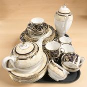 Approximately forty pieces of Wedgwood Cornucopia tea and dinner china.