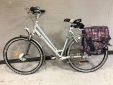 A Orange Gazelle bike,