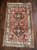 A Khamseh rug, South-West Iran, 136 cm x 85 cm.