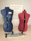 A Supa-Fit dress maker's form torso in box and further torsos