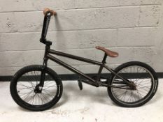 A BMX bike,