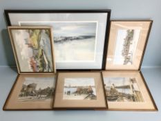 After Eric Auld : Aberdeen III, limited edition colour print,