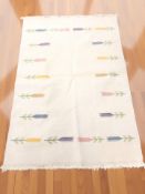 An Eastern flat weave kilim,