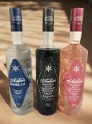 Three bottles of Antica sambuca liqueur, 70cl.