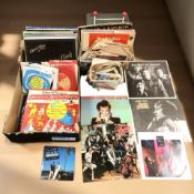 Vinyl LP records and 7