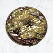 A contemporary enamel powder compact.