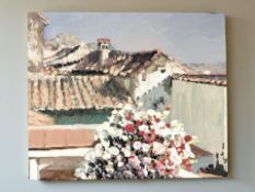 Sarah Webb (Born 1964) : View from Artist's Studio - Andalucia, oil on canvas,