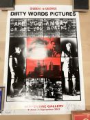 Gilbert and George (Gilbert Proesch and George Passmore) : An exhibition poster for The Serpentine