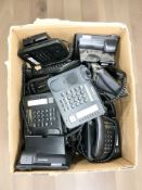 A group of Panasonic office telephone hand sets (one box)