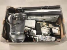 A group of home electricals, Sky plus box,