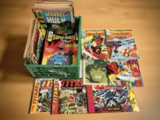 Assort Marvel Comics including The Super Heros, The Hulk, The Titans, The Mighty World Marvel etc,