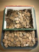 A collection of Edward VII and later British coins.
