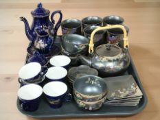 Two decorative Japanese export tea sets.